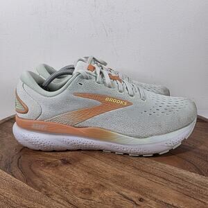 Brooks Ghost 16 Skylight Sunset Womens Green Size 8.5 Running Shoes 1204071B411